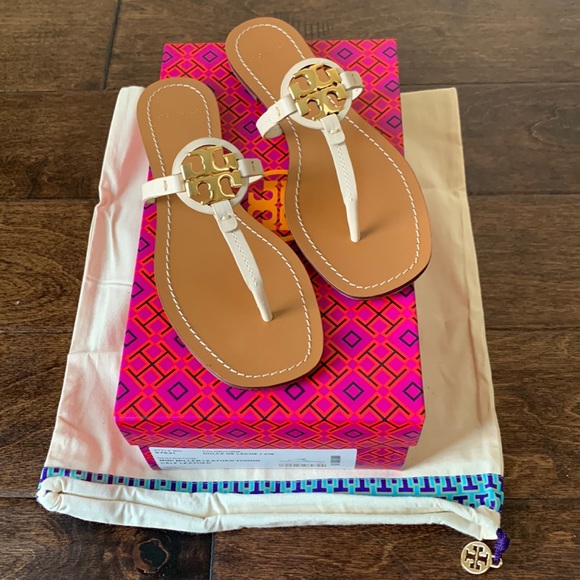 Tory Burch Shoes - NIB TORY BURCH Mini Miller Leather Thong Sandals